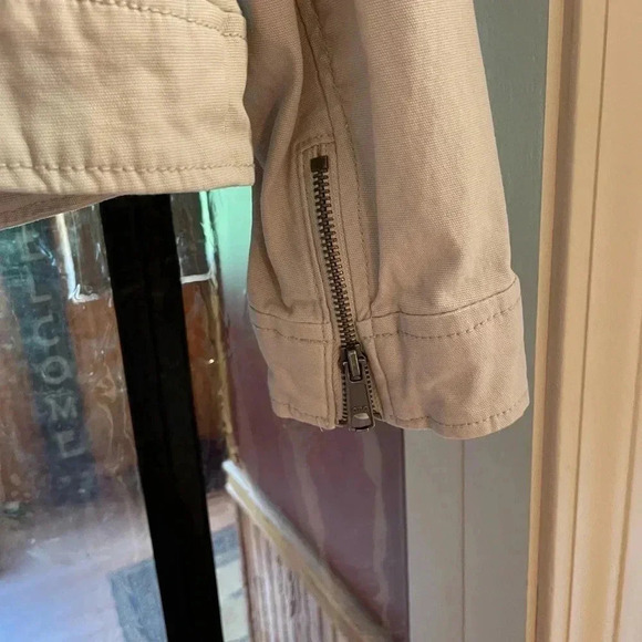 Old Navy, Moto Style Canvas Jacket, Sz Med, Excellent Condition - Picture 3 of 5